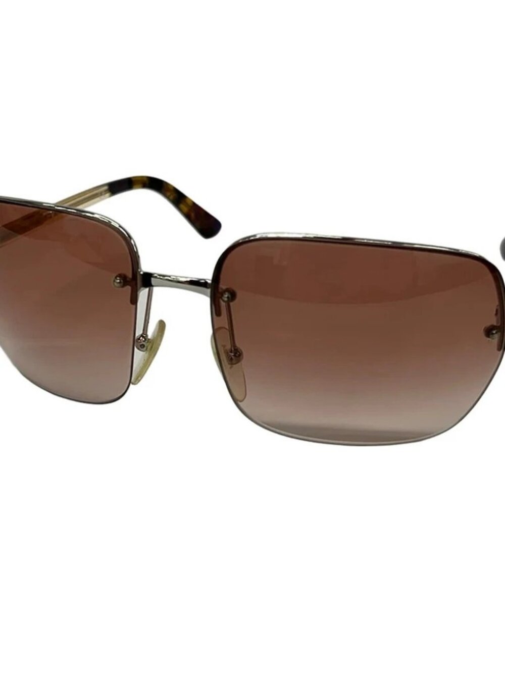 PRADA SPR63V Dark Brown Light Brown Multi Plastic Sunglasses